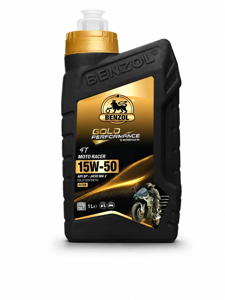 שמן אופנועים בנזול 4T 15W-50 | BENZOL Moto Racer